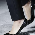 Saint Laurent no heel shoe