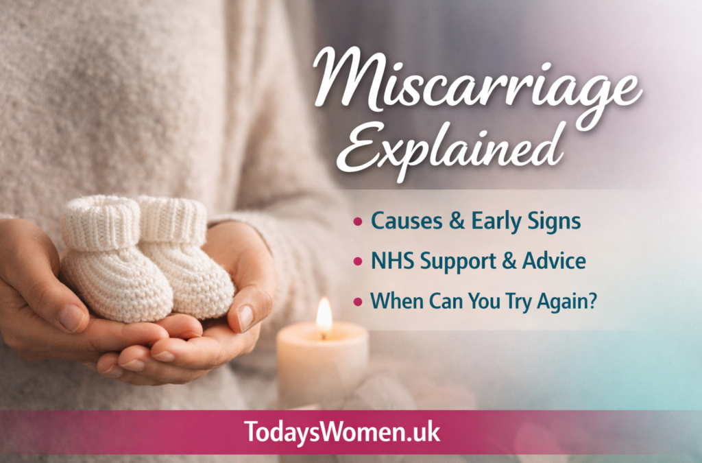 Miscarriage Explained, Causes, Early Signs, NHS Support & What Every Woman Should Know
